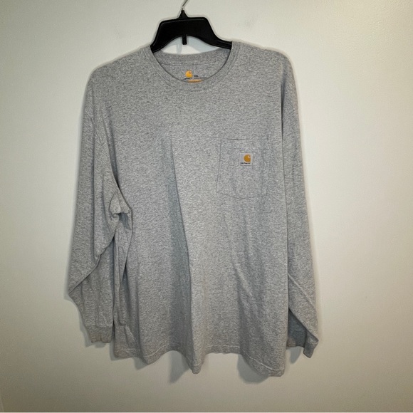 Carhartt Other - Carhartt Men's Gray Long Sleeve Shirt with Pocket